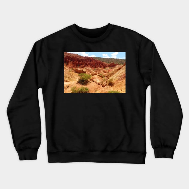 Fairytale Canyon, Kyrgyzstan Crewneck Sweatshirt by SHappe